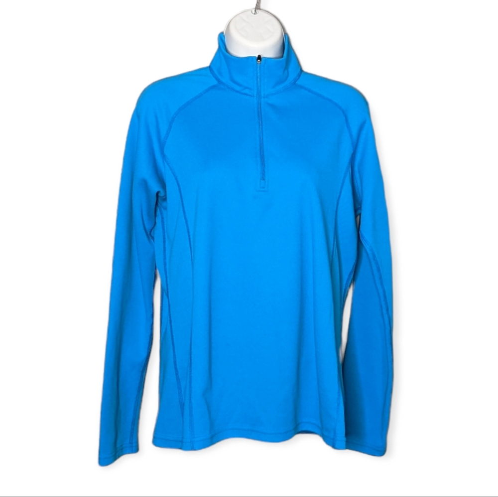 Eastern Mountain Sports Blue 1/4 Zip Jacket Size Large